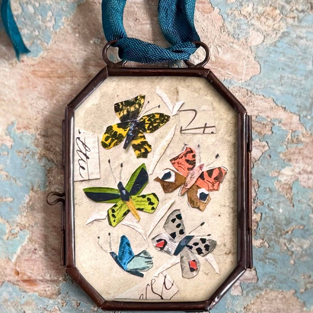 Butterfly Waltz Locket Ornament