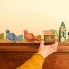 Scottish Bothy Screen-Printed Board Decoration