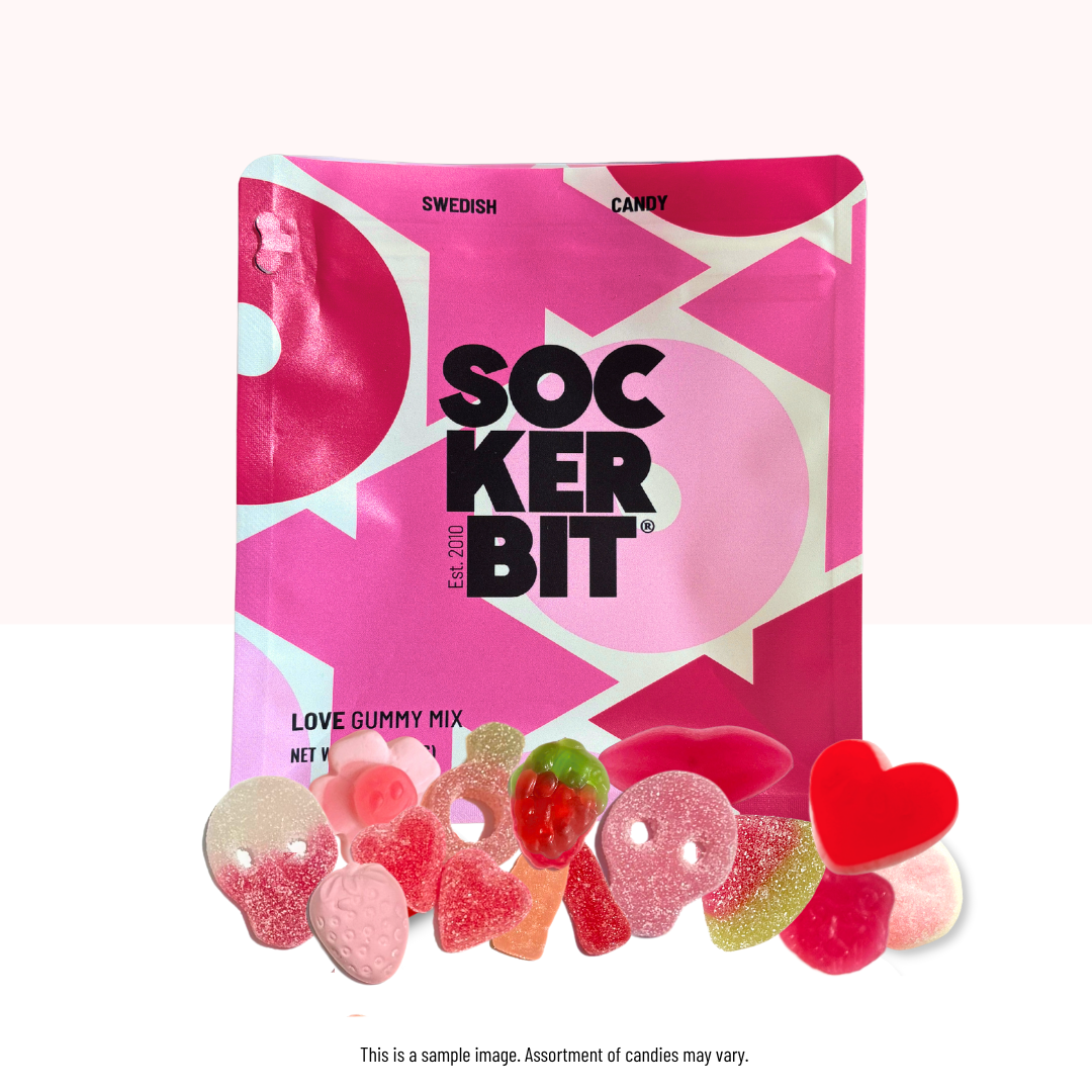 Love Gummy Mix Swedish Candy Bag
