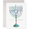 Colorful Menorah Boxed Set of 6