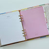 Rainbow Check Perpetual Planner, Non Dated