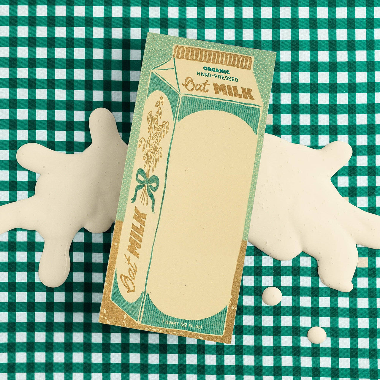 Oat Milk Risograph Notepad
