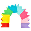 Multi-Color Tissue Paper Crowns - Set of 8