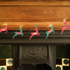 Bright Reindeer Sewn Garland