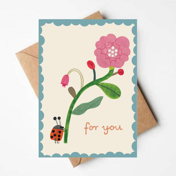 Ladybird & Flower