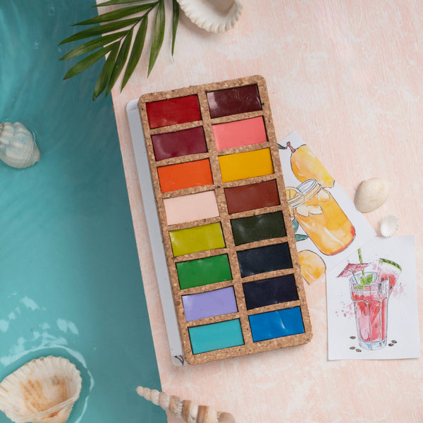 Spring Pans Set Watercolor Set