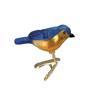 Mini Songbird Ornament - Various Colors