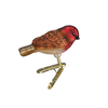 Mini Songbird Ornament - Various Colors