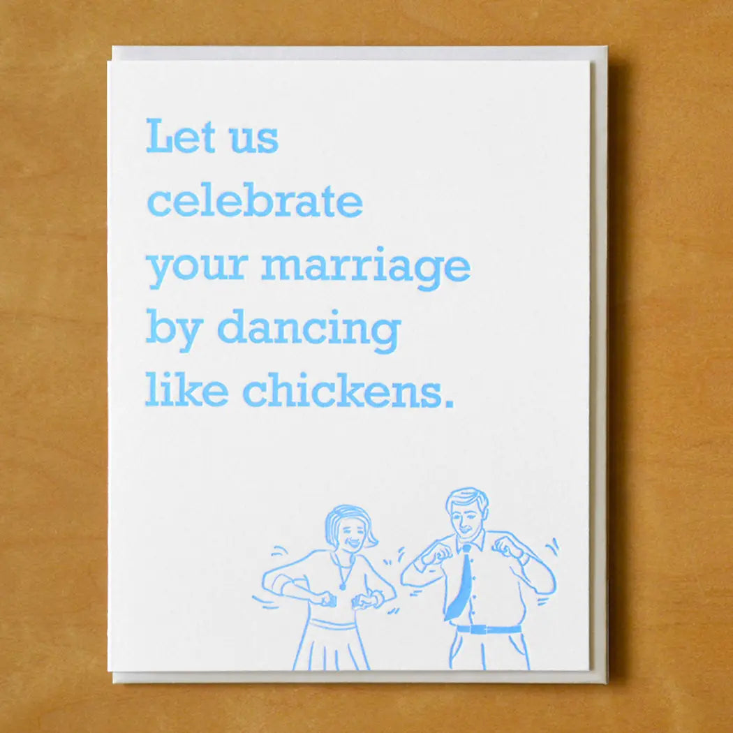 Wedding Dance Like Chickens
