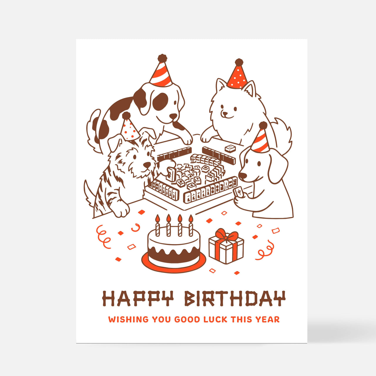 Mahjong Birthday Dogs