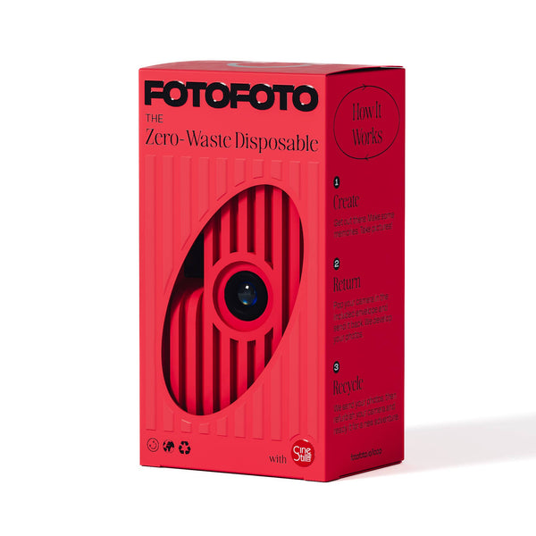 Sustainable Disposable Camera - Poppy