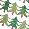 Christmas Trees Concertina Garland