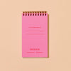 Sky and Clouds Letterpress Spiral Pocket Size Notebook