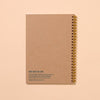 Banana A5 Letterpress Spiral Notebook