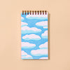 Sky and Clouds Letterpress Spiral Pocket Size Notebook