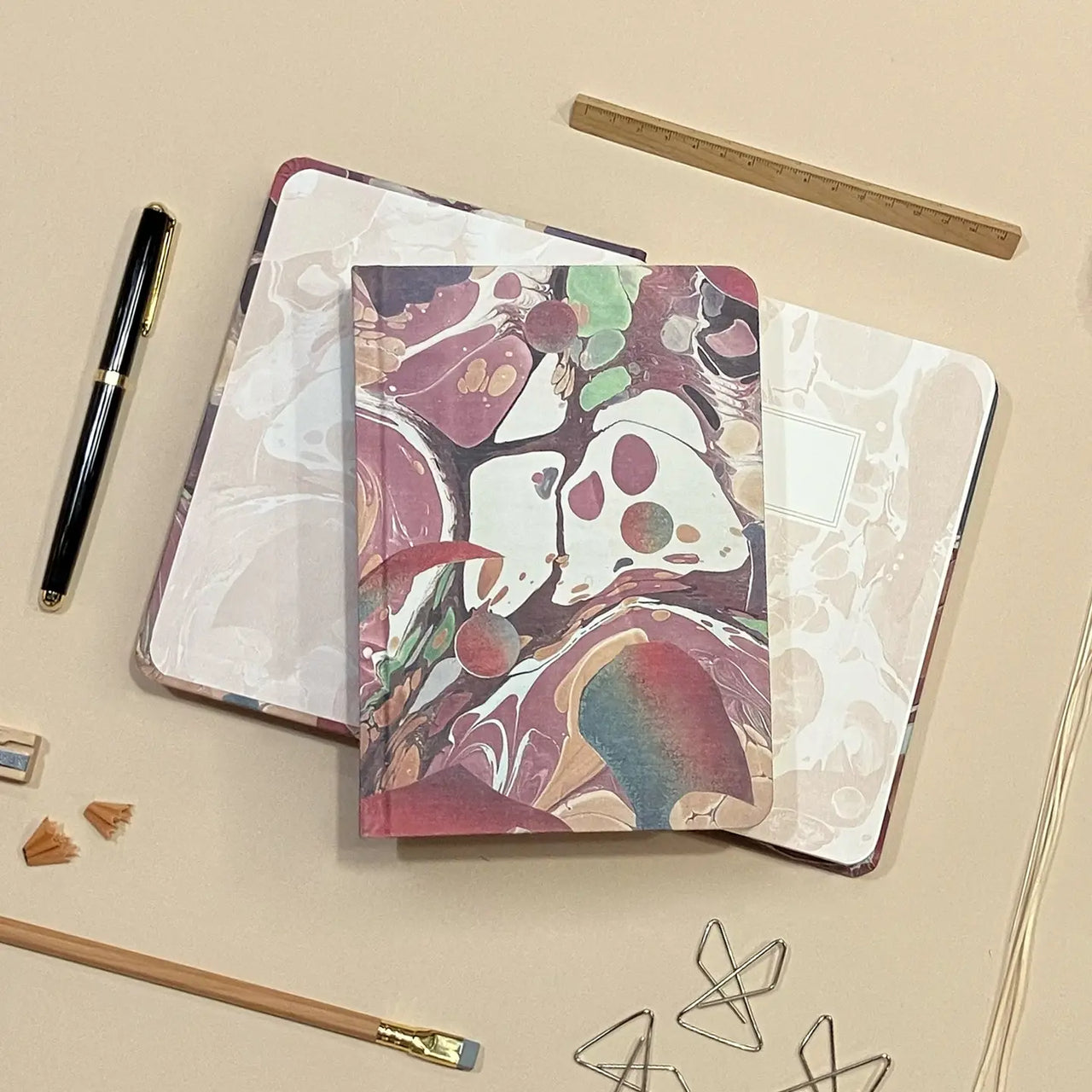 Goods for the Study B6 Hardcover Marble Journal