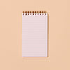 Sky and Clouds Letterpress Spiral Pocket Size Notebook