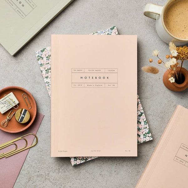 Vol 54: Pink Blush Lay Flat Notebook - Ruled