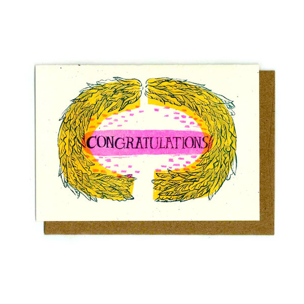 Gold Laurel Congratulations