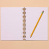 Banana A5 Letterpress Spiral Notebook
