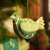 Partridge Screen-Printed Board Ornament