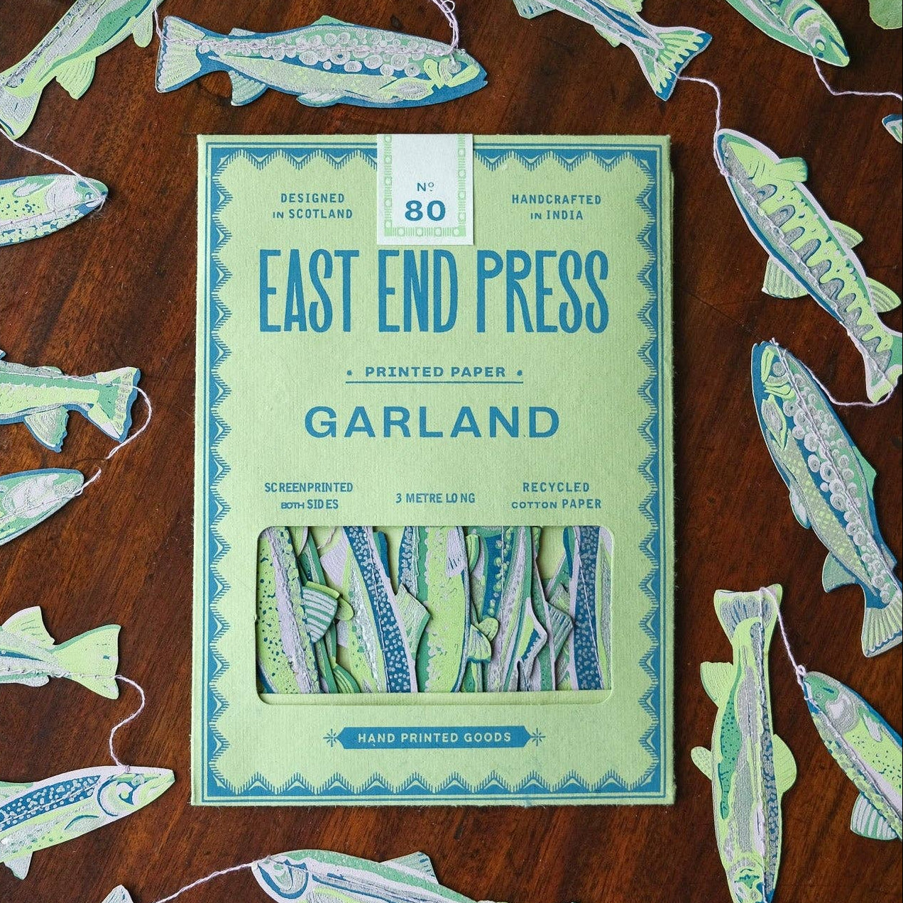 Tasty Anchovies Sewn Garland