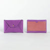 Bicolor Scallop Wallet