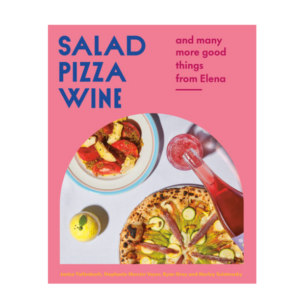 Salad Pizza Wine