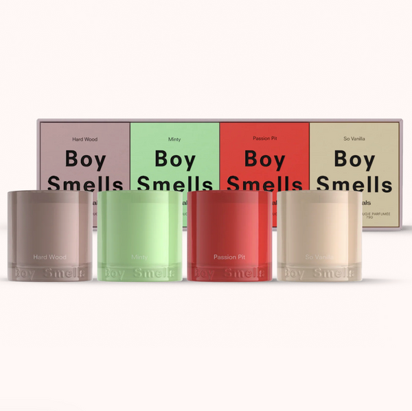 Boy Smells Essentials Votive Quad Gift Set