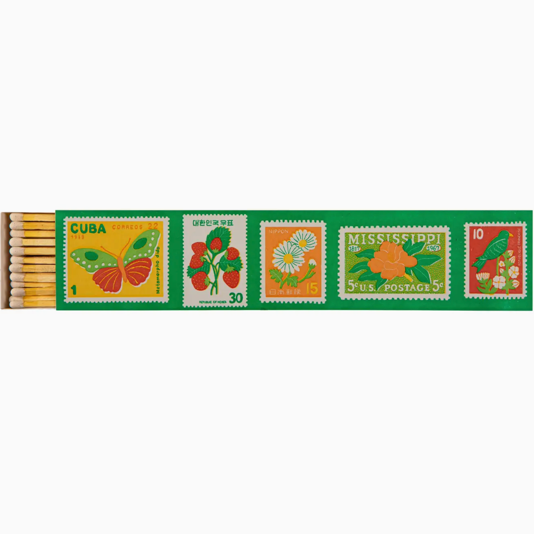 Vintage Stamp Long Safety Matches