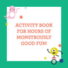 Coloring Book with Stickers: Monsters