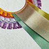 Pastel & Orange Rosette
