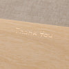 Thank You Birch Wood Flat Notecards