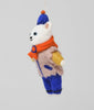 Bear Hanging Felt Ornament