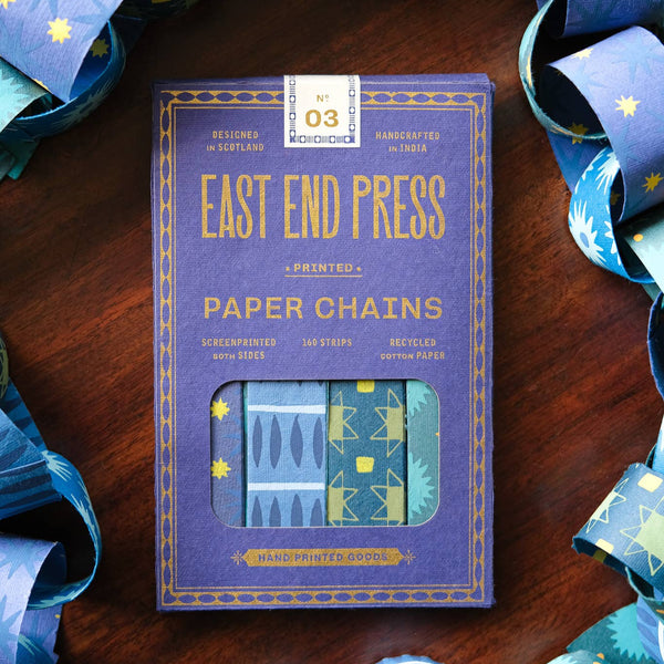Blue & Yellow Paper Chain Kit