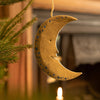 Shimmering Man on the Moon Board Ornament