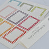 12 Large Self-Adhesive Labels