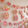 Sweet Hearts Sewn Garland