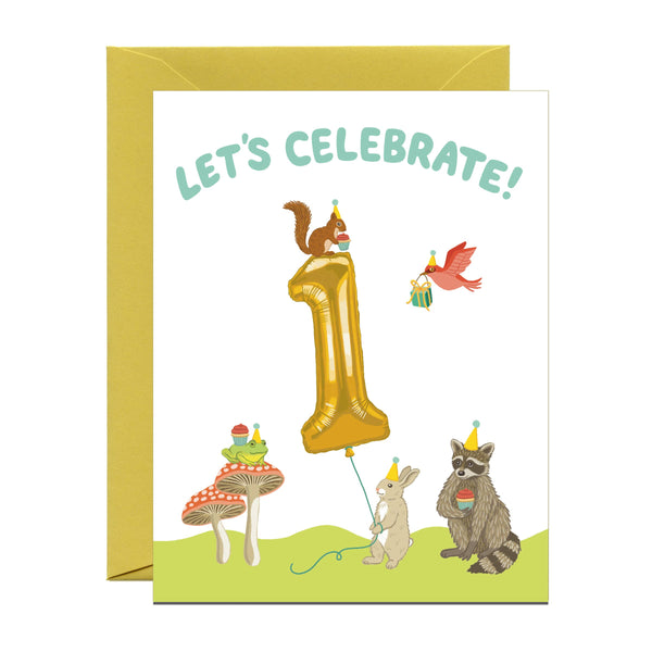 Baby Forest Animals First Birthday