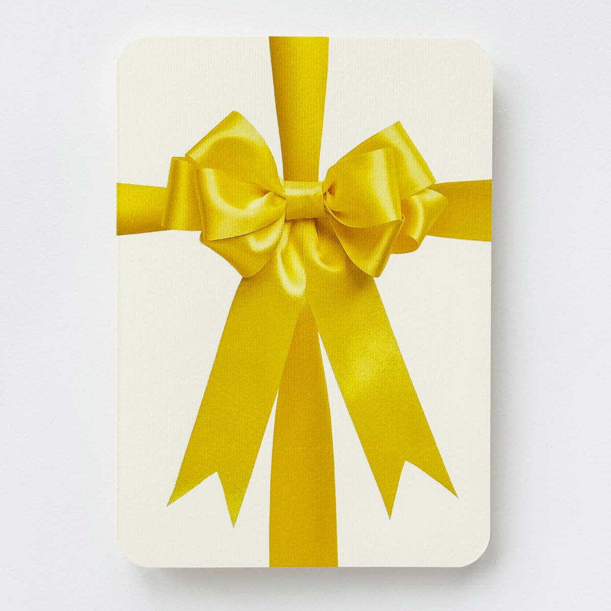 Yellow Satin Bow