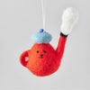 Teapot Hanging Felt Ornament
