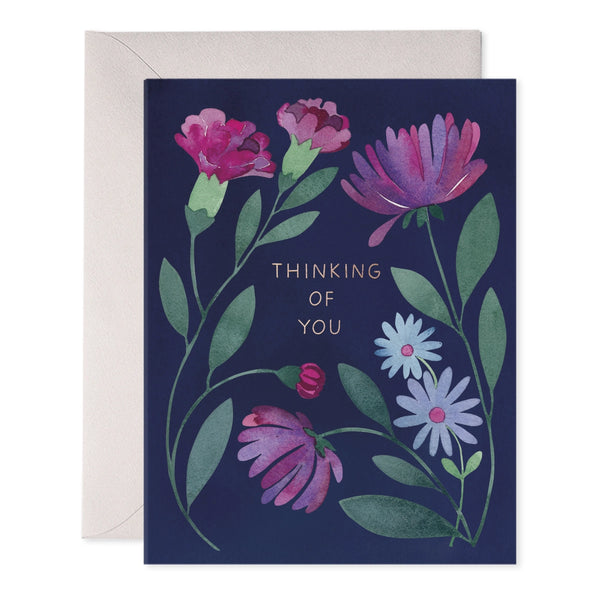 Purple Floral Thinking of You