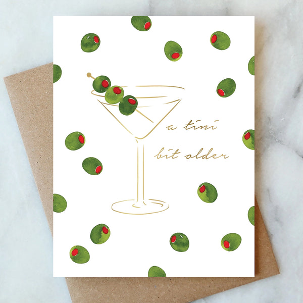 Martini Olives Birthday