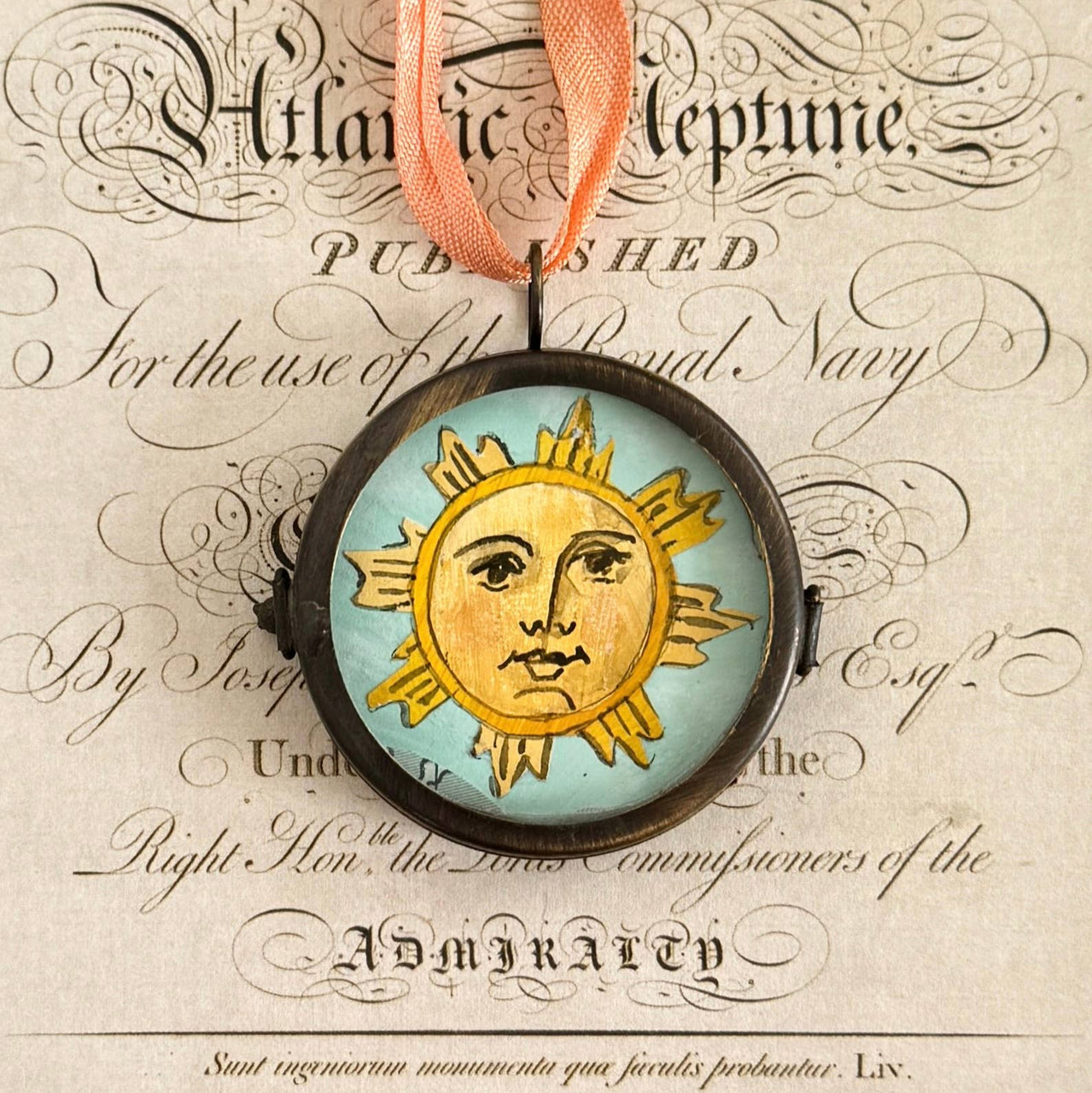 Clarus Sun Locket Ornament