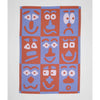 Making Faces Blue/Brown Tea Towel