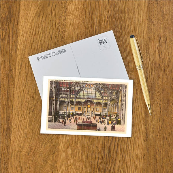 NY-441 Main Concourse, Pennsylvania Station Postcard