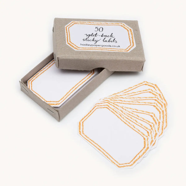 Ochre Crayon Labels