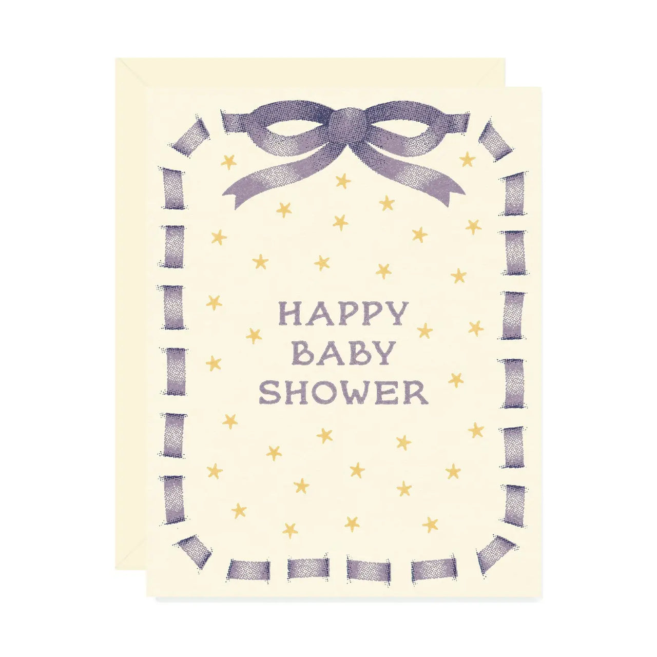 Ribbon Baby Shower Card