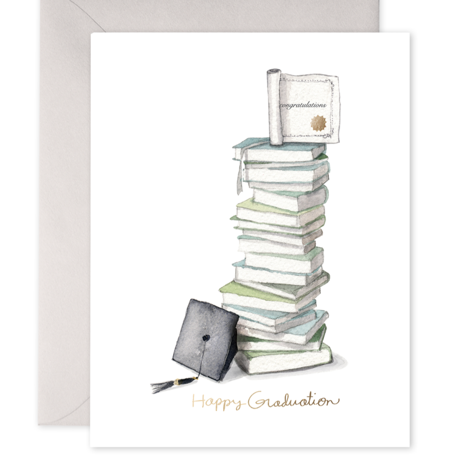 Grad Book Stack