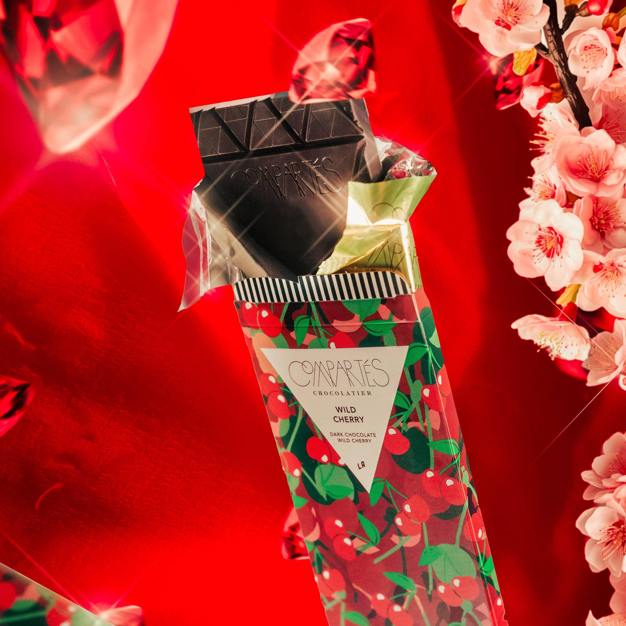 Wild Cherry Gourmet Chocolate Bar